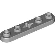 Technic Plate 1 x 5 with Smooth Ends, 4 Studs and Centre Axle Hole (32124)