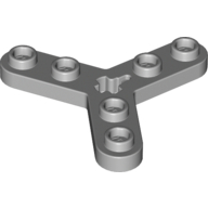 Technic Plate Rotor 3 Blade with Smooth Ends and 6 Studs (Propeller) (32125)