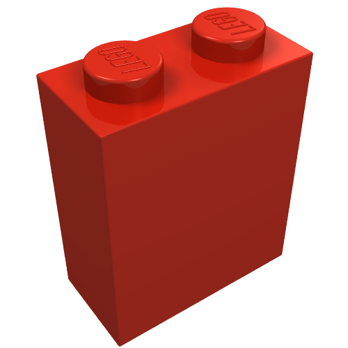 Brick 1 x 2 x 2 with Inside Axle Holder (3245b)