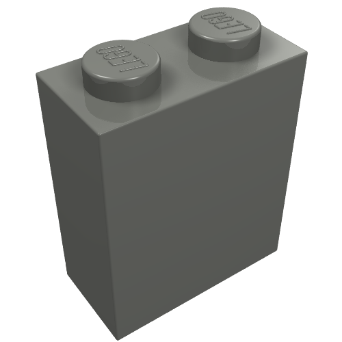Brick 1 x 2 x 2 with Inside Axle Holder (3245b)