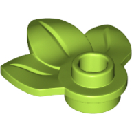 Plant, Plate 1 x 1 Round with 3 Leaves (32607)