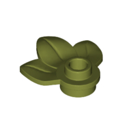 Plant, Plate 1 x 1 Round with 3 Leaves (32607)
