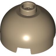 Brick Round 2 x 2 Dome Top, Vented Stud (3262)