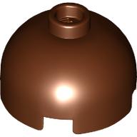 Brick Round 2 x 2 Dome Top, Vented Stud (3262)