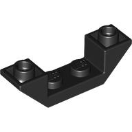 Slope Inverted 45° 4 x 1 Double with 1 x 2 Recessed (32802)