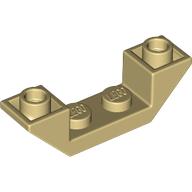 Slope Inverted 45° 4 x 1 Double with 1 x 2 Recessed (32802)