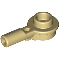 Plate Round 1 x 1 with Hollow Stud and Horizontal Bar 1L (32828)