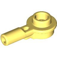 Plate Round 1 x 1 with Hollow Stud and Horizontal Bar 1L (32828)