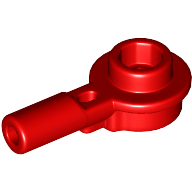 Plate Round 1 x 1 with Hollow Stud and Horizontal Bar 1L (32828)