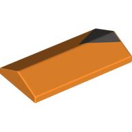 Slope 33° 2 x 4 Double with Dark Bluish Grey Triangle print (3299pr0002)