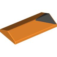 Slope 33° 2 x 4 Double with Dark Bluish Grey Triangle print (3299pr0003)
