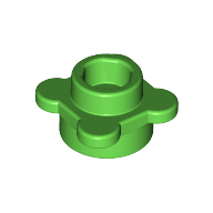 Plant, Flower, Plate Round 1 x 1 with 4 Petals (33291)