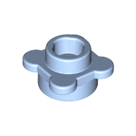 Plant, Flower, Plate Round 1 x 1 with 4 Petals (33291)
