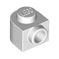 Plate 1 x 1 x 2/3 Half Round with Side Stud (3386)