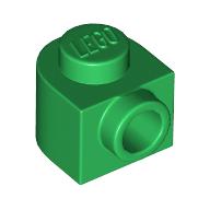 Plate 1 x 1 x 2/3 Half Round with Side Stud (3386)
