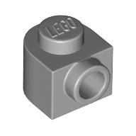 Plate 1 x 1 x 2/3 Half Round with Side Stud (3386)