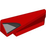 Wedge Sloped 1 x 5 x 1 1/3 Right with Silver/Black Air Intake print (3389pr0001)