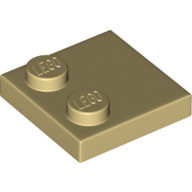 Plate Special 2 x 2 with Only 2 studs (33909)