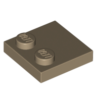 Plate Special 2 x 2 with Only 2 studs (33909)