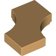 Tile Special 2 x 2 with 2 Quarter Round Cutouts (3396)