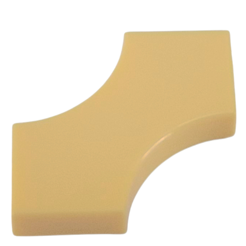 Tile Special 2 x 2 with 2 Quarter Round Cutouts (3396)