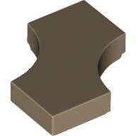 Tile Special 2 x 2 with 2 Quarter Round Cutouts (3396)