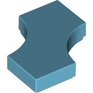 Tile Special 2 x 2 with 2 Quarter Round Cutouts (3396)