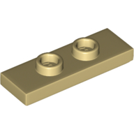 Plate Special 1 x 3 with 2 Studs with Groove and Inside Stud Holder (Jumper) (34103)