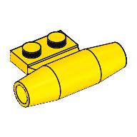 Engine - Smooth, Small 1 x 2 Side Plate [With Axle Holders] (3475b)