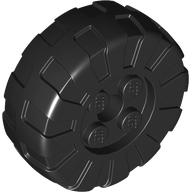 Wheel Hard Plastic Large, D.36, with 4 Studs (3486)