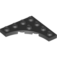 Plate Special 4 x 4 with 3 x 3 Quarter Round Cutout (35044)