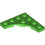 Plate Special 4 x 4 with 3 x 3 Quarter Round Cutout (35044)