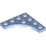 Plate Special 4 x 4 with 3 x 3 Quarter Round Cutout (35044)