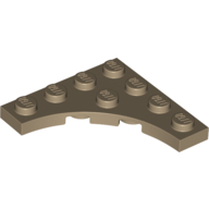 Plate Special 4 x 4 with 3 x 3 Quarter Round Cutout (35044)