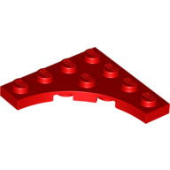 Plate Special 4 x 4 with 3 x 3 Quarter Round Cutout (35044)
