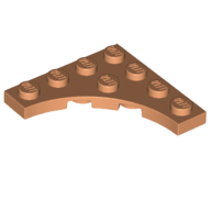 Plate Special 4 x 4 with 3 x 3 Quarter Round Cutout (35044)
