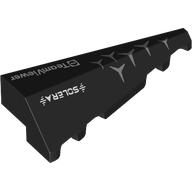 Wedge Sloped 2 x 5 Right with Silver Stars, 'SOLER', 'TeamViewer' print (3505pr0003)