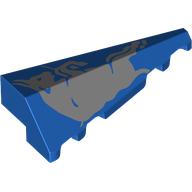 Wedge Sloped 2 x 5 Right with Silver Bull print (3505pr0004)