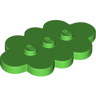 Plate Special 3 x 5 Cloud with 3 Center Studs (35470)