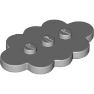 Plate Special 3 x 5 Cloud with 3 Center Studs (35470)