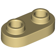 Plate Special 1 x 2 Rounded with 2 Open Studs (35480)