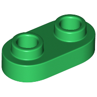 Plate Special 1 x 2 Rounded with 2 Open Studs (35480)