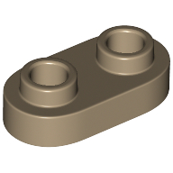 Plate Special 1 x 2 Rounded with 2 Open Studs (35480)
