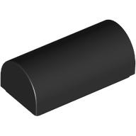Brick Curved 1 x 2 x 2/3 Double Curved Top, No Studs (3563)