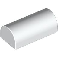 Brick Curved 1 x 2 x 2/3 Double Curved Top, No Studs (3563)