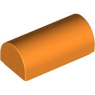 Brick Curved 1 x 2 x 2/3 Double Curved Top, No Studs (3563)