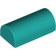 Brick Curved 1 x 2 x 2/3 Double Curved Top, No Studs (3563)