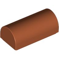 Brick Curved 1 x 2 x 2/3 Double Curved Top, No Studs (3563)