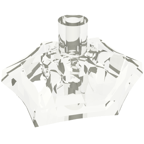 Web Effect Small Short Bar on Front and Back (36083d)