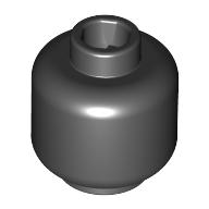 Minifig Head [Plain] [Hollow Stud] (3626c)